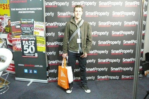 2012-07-22 Wrap Up - The Sydney Home Buyer & Property Investment Show 4 - Cameron McEvoy In Media Section.JPG