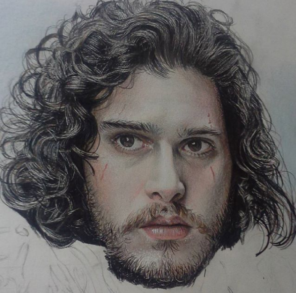 Drawing Jon Snow Game Of Thrones Steemit