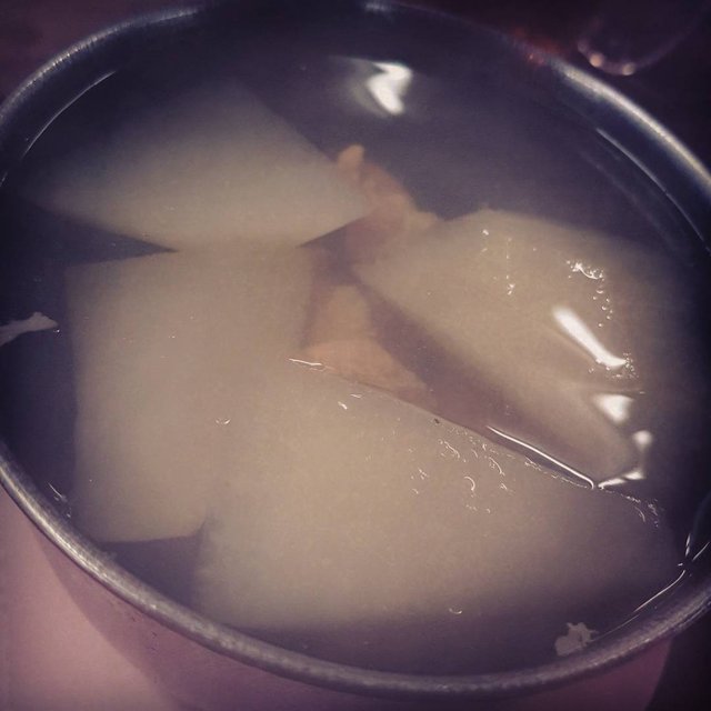 Winter Melon Soup with Pork Ribs (Non-Halal)