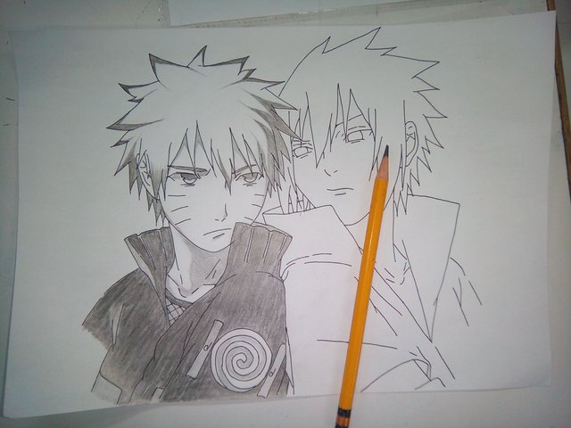 Naruto and Sasuke  Anime Character Drawing Challenge! — Steemit