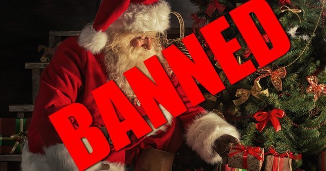 santa clause christmas banned xmas dec december 2018