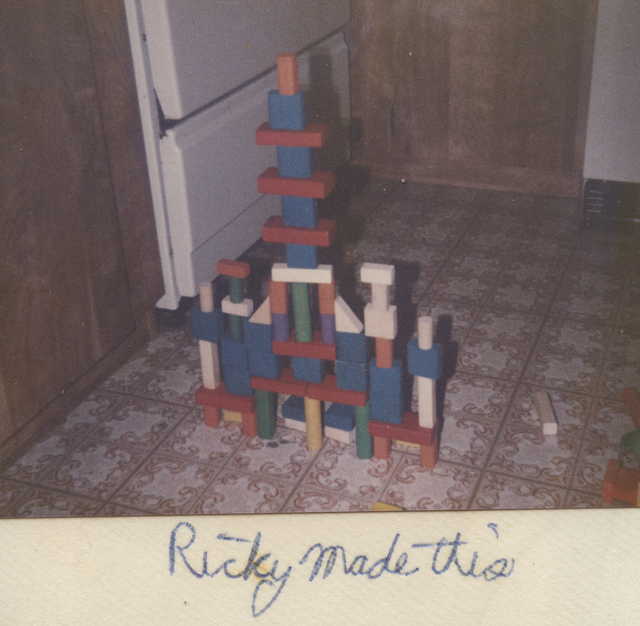 blocks tower ricky made