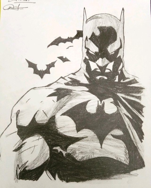 Batman drawing, cool, dark, dc, dope, marvel, scary, sketch, HD phone  wallpaper | Peakpx