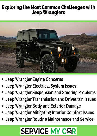 Exploring the 10 Most Common Challenges with Jeep Wranglers