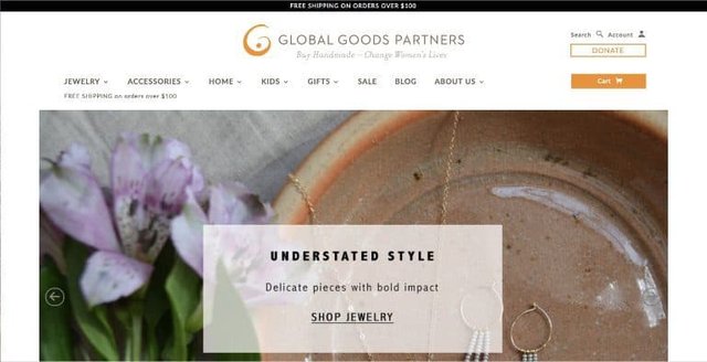 global goods partners donate for a cause