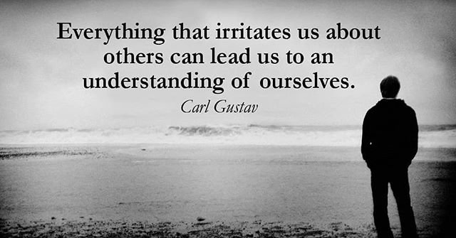 Everything that irritates us about others can lead us to an understanding of ourselves. - Carl Gustav