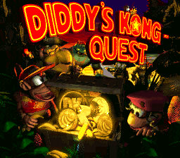 Image result for dkc2 title screen