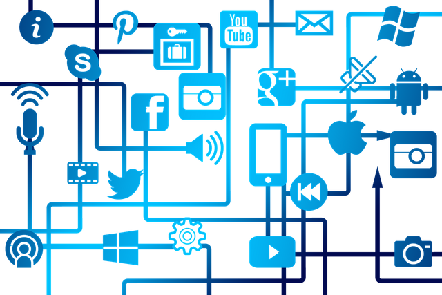 Social media networks icons