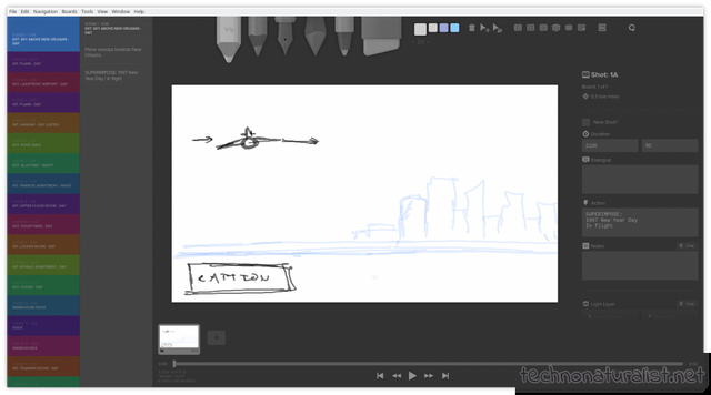 Storyboarder screenie
