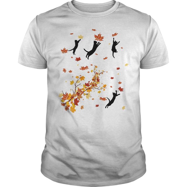 Cats playing with leaves Shirt