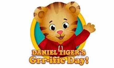 image of Daniel Tiger captioned with non-word grr-ific