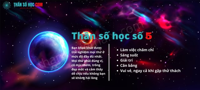 Thần số học số 5 là gì?