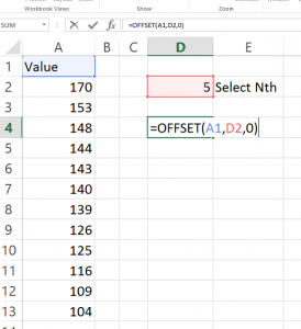 nth Largest in Excel
