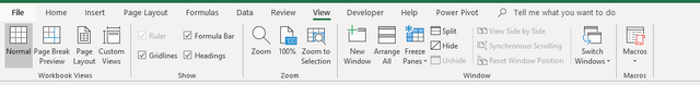 excel 101 what are on the excel ribbons