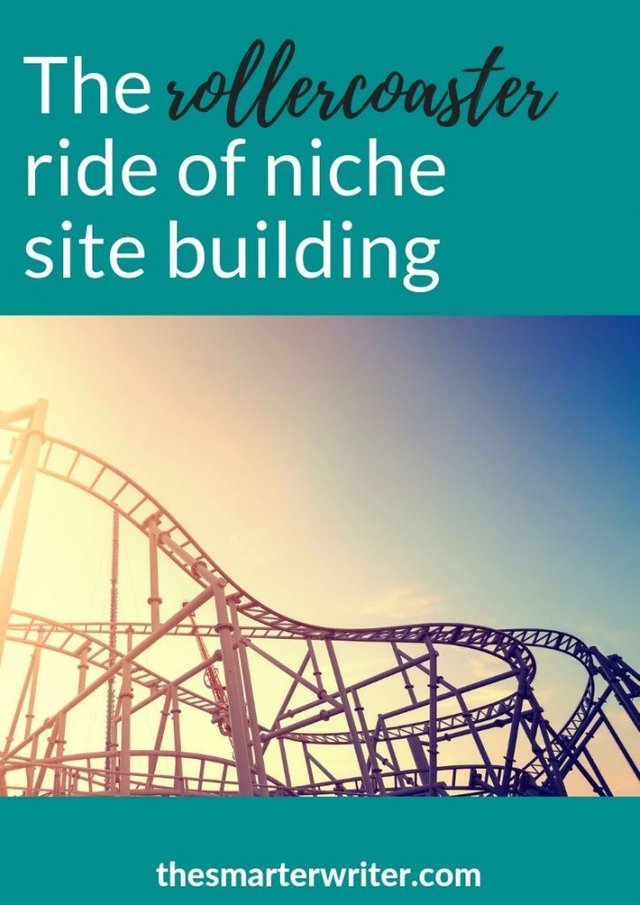 The rollercoaster ride of niche site building