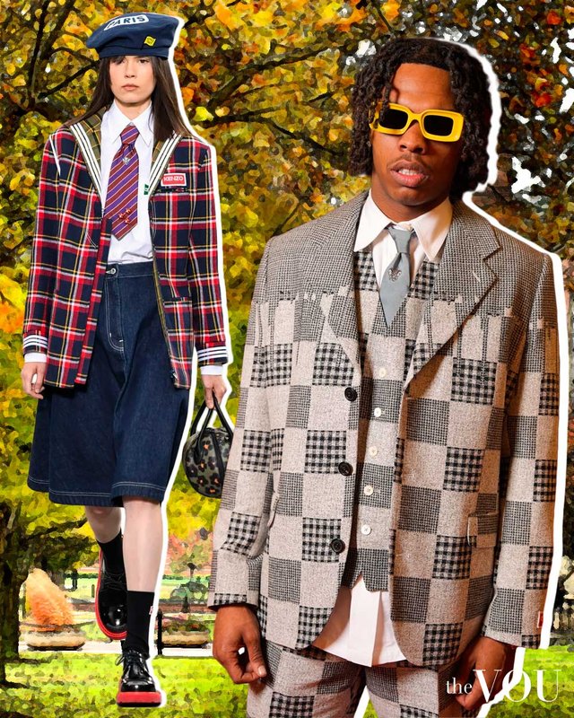 Preppy style blazers by Kenzo