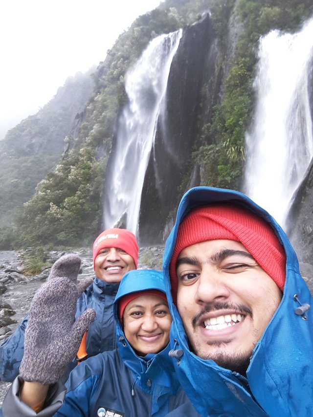 My first trek with my parents at the Franz Josef glacier