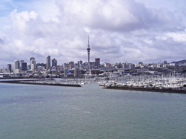 View of the Auckland city