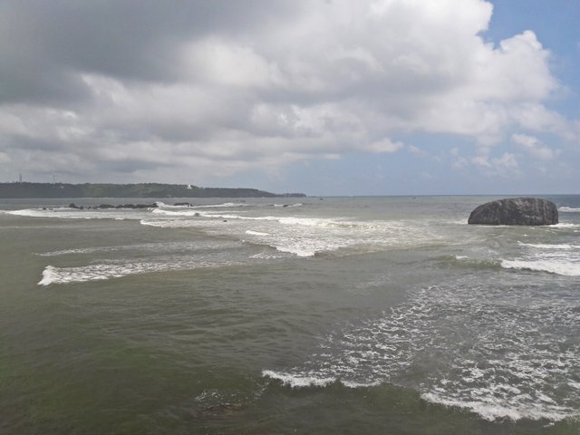 An endless stretch of Indian Ocean as seen from the Fort wall