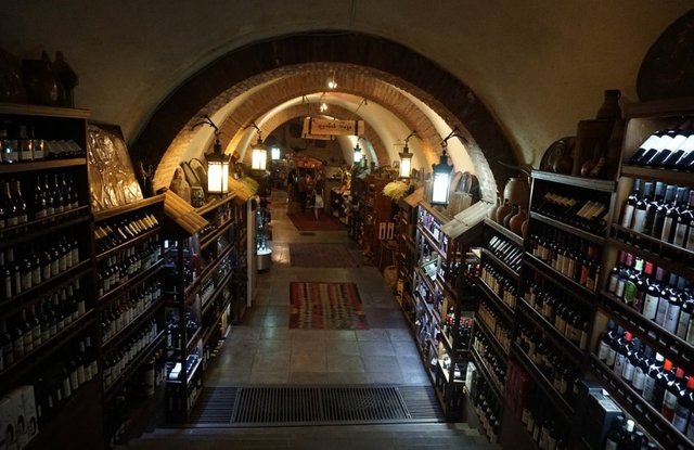 The famous underground Meidan Bazaar in Tbilisi