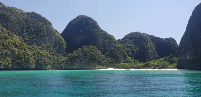 A view of the Maya Bay