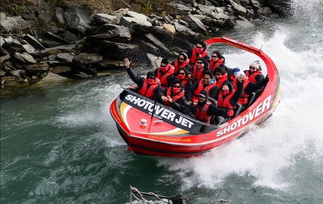 A thrilling Shotover Jet ride