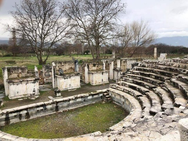 View of the Odeon at Ephesus
