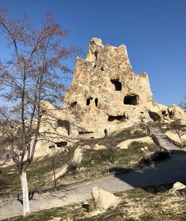 The Goreme Open Air Museum is a vast monastic complex consisting of individual monasteries placed side by side