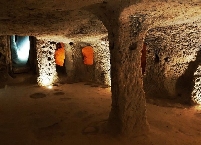 Kaymakli underground city is one of the most interesting places in the Cappadocia Green tour