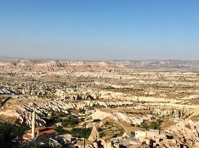 Stunning view from the top of Uchisar Castle