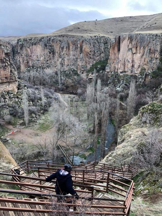 The Ihlara Valley is a beautiful gorge in the Aksaray province of central Anatolia region