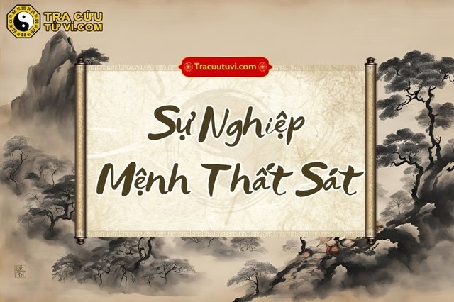Người Mệnh Thất Sát có tầm nhìn xa và bao quát công việc tốt, nói có người nghe nên phù hợp làm trong quân đội, công an
