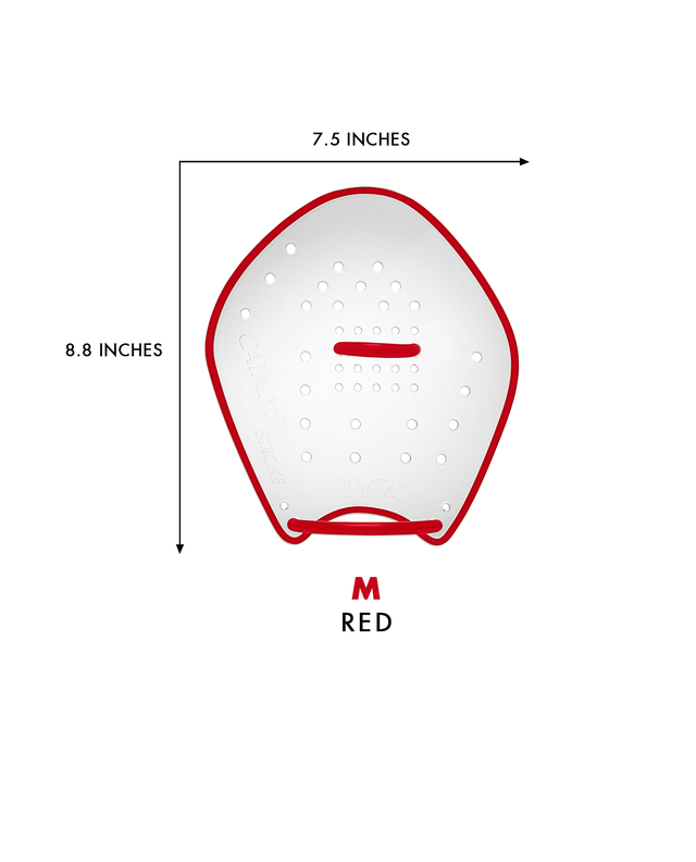 Image result for tyr catalyst stroke training paddles size chart