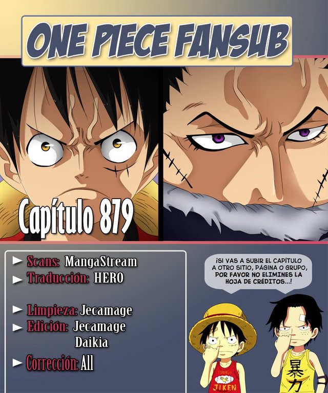 One Piece Manga 879 Steemit