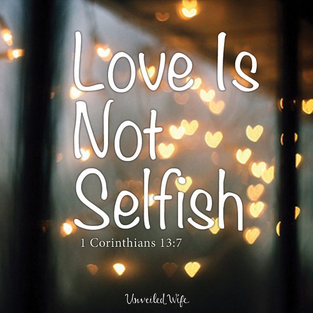 Unselfish Love Is True Love