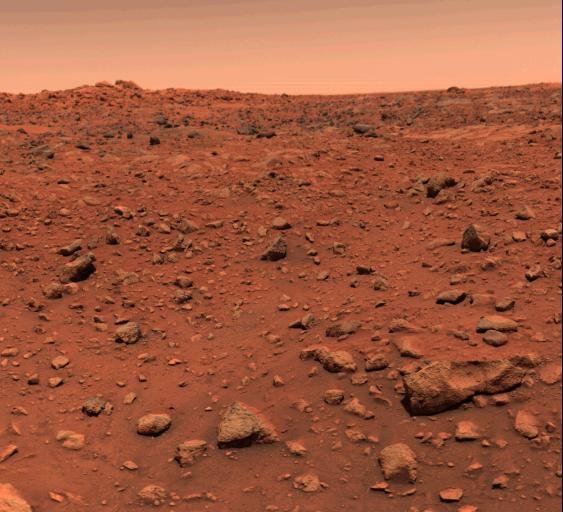 First color picture of mars