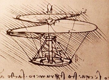 Da Vinci Helicopter Image