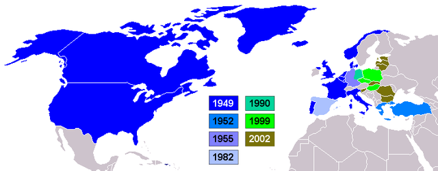 NATO countries international expansion. Graphic by Honge. Creative Commons Attribution-Share Alike 3.0 Unported license.