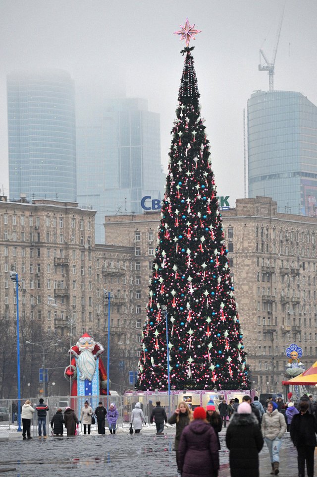 Christmas "tree" in Moscow