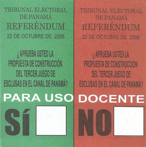 Panama ballot