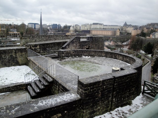 As fortificações do Bock no inverno