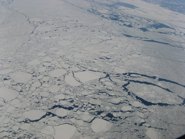 Sea ice nar the coast of Labrador