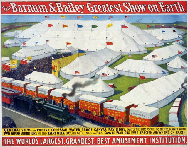 Barnum & Bailey Poster - Labeled For Reuse