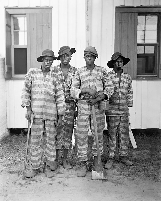 Southern prison "chain gang," circa 1903.