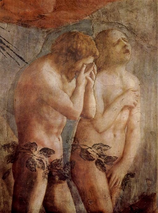 Masaccio Adam and Eve detail