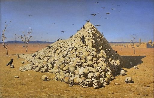 The Apotheosis of War, by Vasily Vereshchagin, 1871.