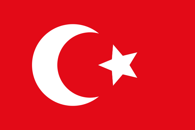 crescent moon and star flag