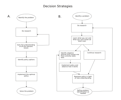Block diagram showing an iterative and adaptive decision strategy (US CCSP)