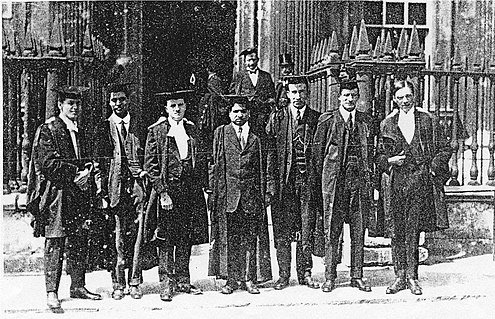 Ramanujan with others at Cambridge