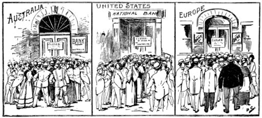 Bank Panic of 1893, by William Hope Harvey. Public domain.